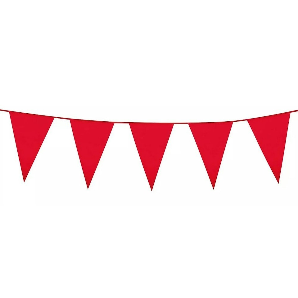 Boland Yarn Pennant Bunting - Red - One Size