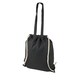 image 2 of Bullet Eliza Cotton Drawstring Bag - Solid Black - 38 x 42 cm