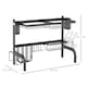 image 3 of HOMCOM 2 Tier Dish Rack, Over The Sink Dish Drainer Rack for Kitchen, Black