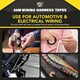 image 7 of SOL 4pk 20m Wiring Harness Tape, Black Loom Binding Felt for Cars, Motorcycle