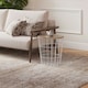 image 3 of KUKOON Neutral Beige Distressed Abstract Living Area Rug 190cm x 280cm Cream