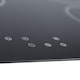 image 2 of SIA CERH90BL 90cm Black 5 Zone Frameless Touch Control Electric Ceramic Hob