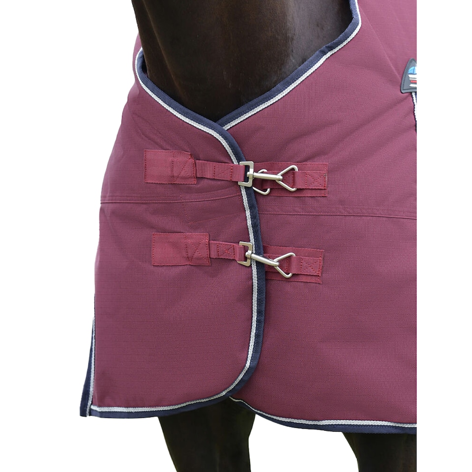 image 1 of Weatherbeeta Comfitec Essential Standard-Neck Horse Turnout Rug | Purple | Burgundy/Navy | 5Ft | 1
