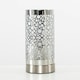image 3 of ValueLights Cadena Silver Table Lamp Touch On/Off Dimmable