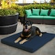 image 2 of Large Dog Pet Bed Mat Water Resistant Removable Cover 5cm Thick Mattress Blue | Blue | Navy Blue | L