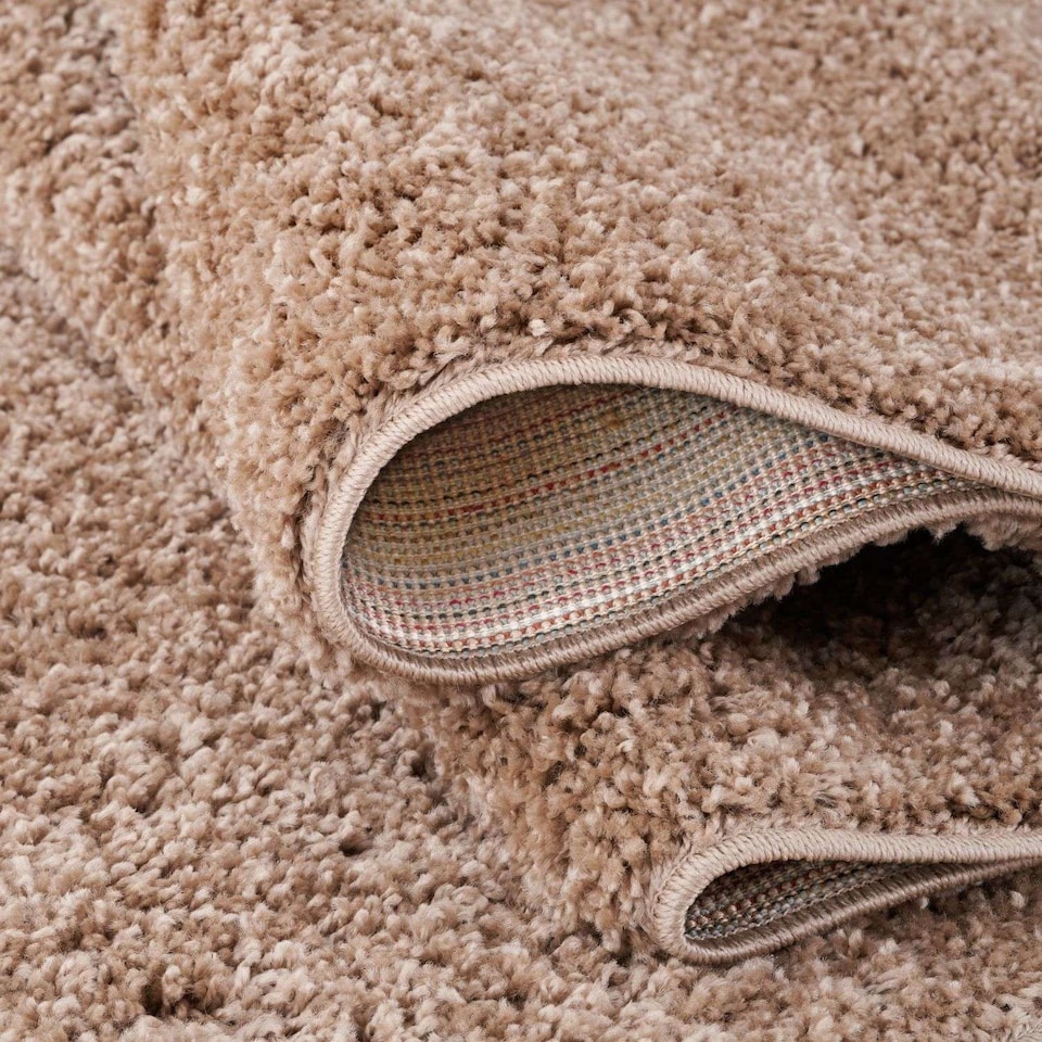image 1 of The Rugs Myshaggy Collection Plain Soft High Pile Shaggy Floor Rugs and Runners Living Room Bedroom