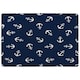 image 1 of Anchors on Navy Background (Rug) | Blue | M