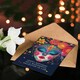 image 4 of Law Floral Headdress Love Hearts Flowers Daughter in Law Birthday Card