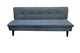 image 1 of The Fermo 2 Seater Sofa Bed in Grey, Silver or Navy | Grey | One Size