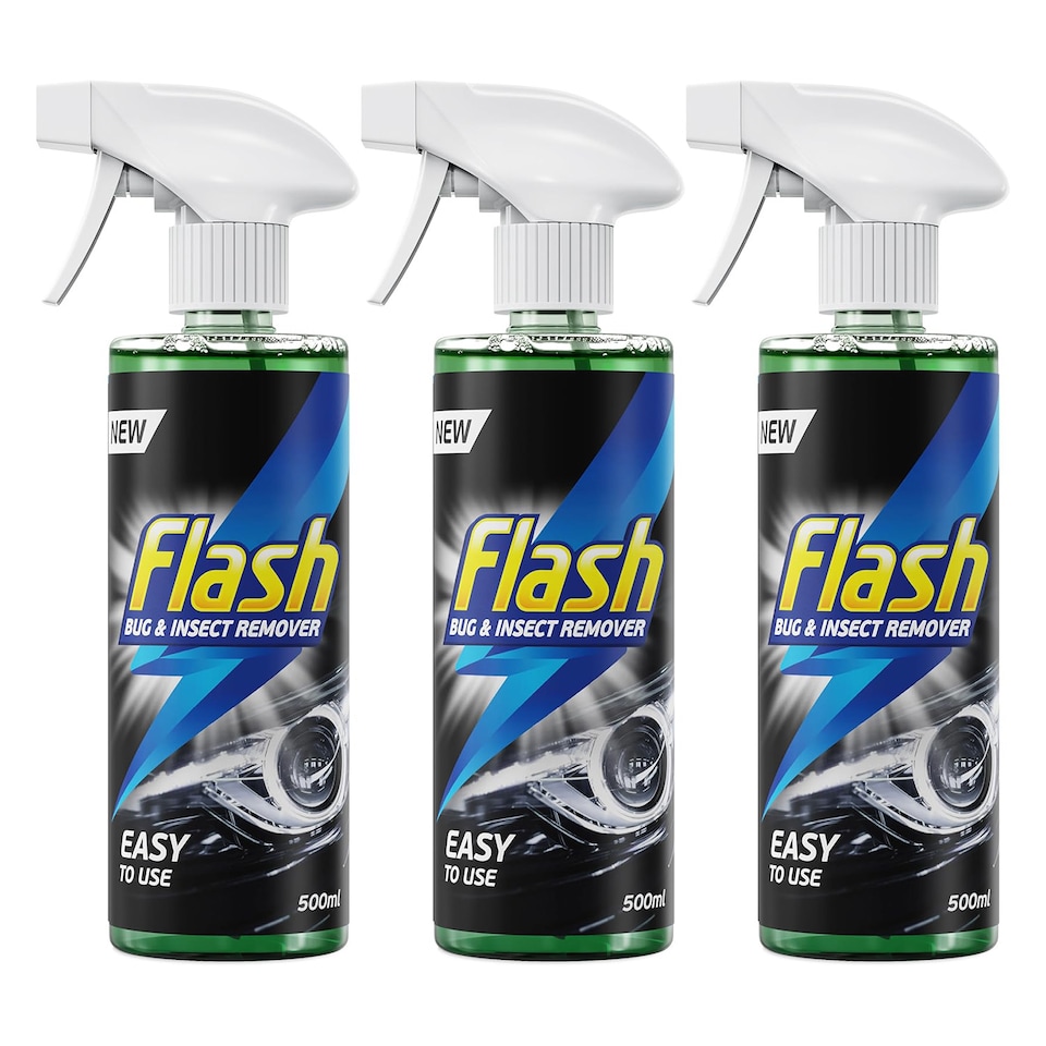 image 1 of Flash Car Care Bug & Insect Remover 3 x 500ml