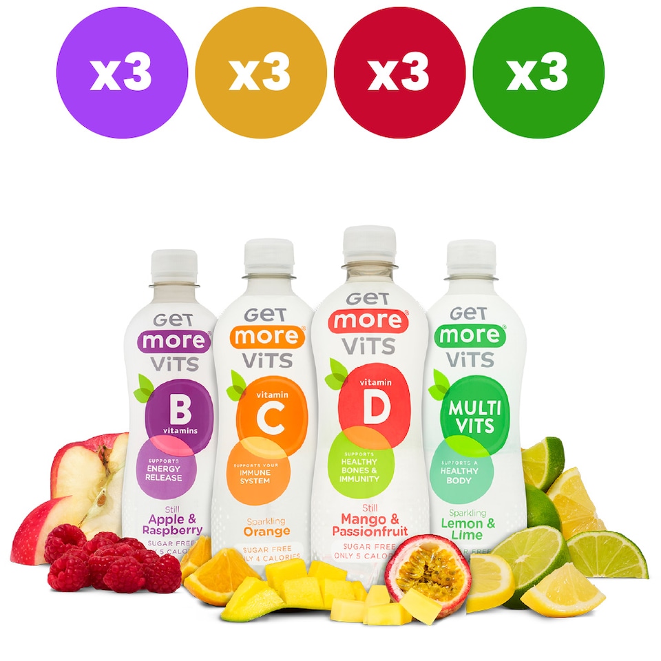 image 1 of Get More Vits Bestsellers Bundle 12x500ml