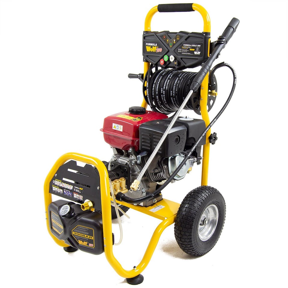 image 1 of Petrol Pressure Washer Formula Wolf 500 9 HP, 300 Bar, 20m Hose