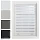 image 1 of FURNISHED Day and Night Roller Blinds Zebra Window Shades Made to Measure (W)210cm x (L)165cm | White | White | (W) 210cm x (L) 165cm