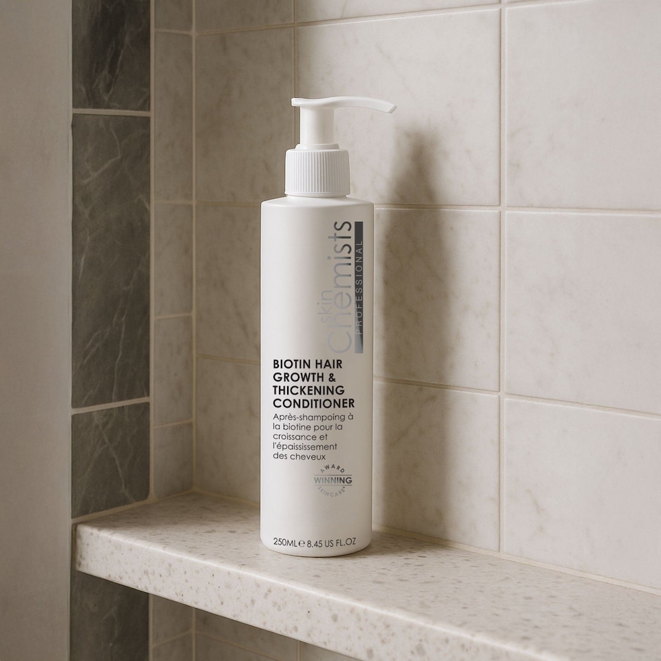 image 1 of skinChemists Biotin Hair Growth & Thickening Conditioner 250ml for Elasticity and Wrinkles