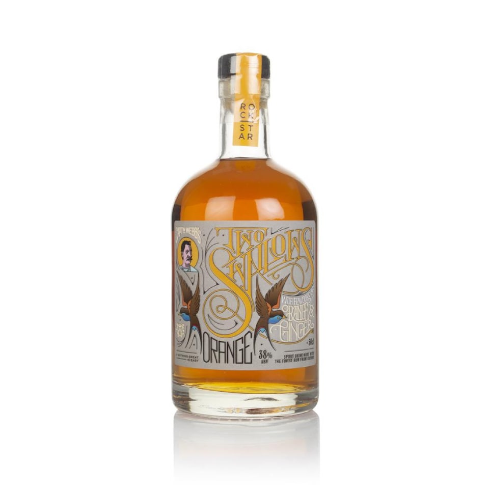 image 1 of Two Swallows Orange Ginger Rum | Clear