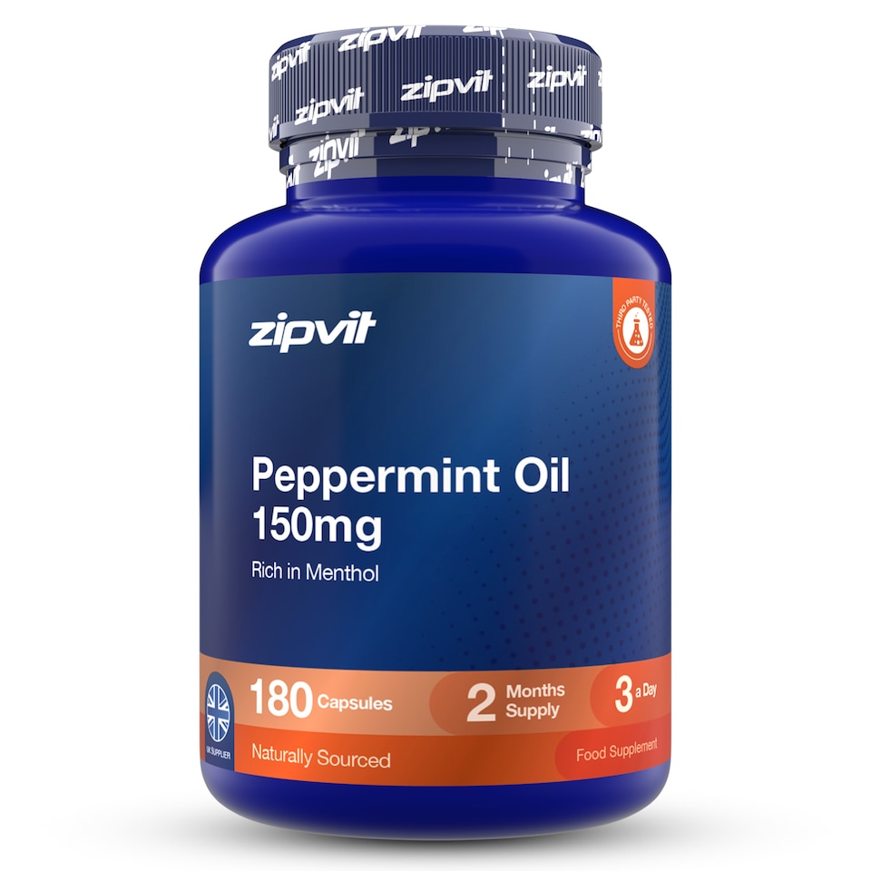 image 1 of Zipvit Peppermint Oil 150mg, High Purity Peppermint Extract, 180 Softgels, 2-Month Supply