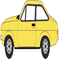 Oxford Diecast Ford Escort Mk2 Signal Yellow