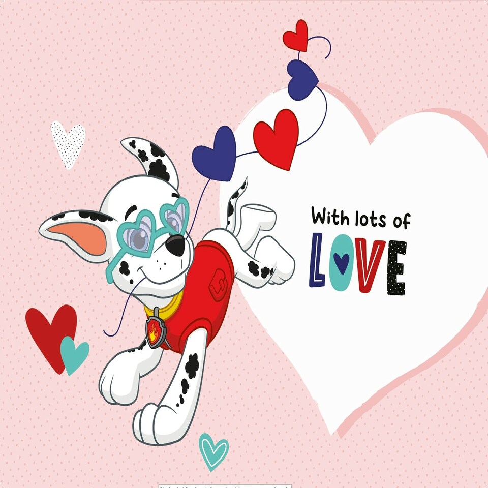 image 1 of Paw Patrol 'Pawfect Son' Valentine's Day Card