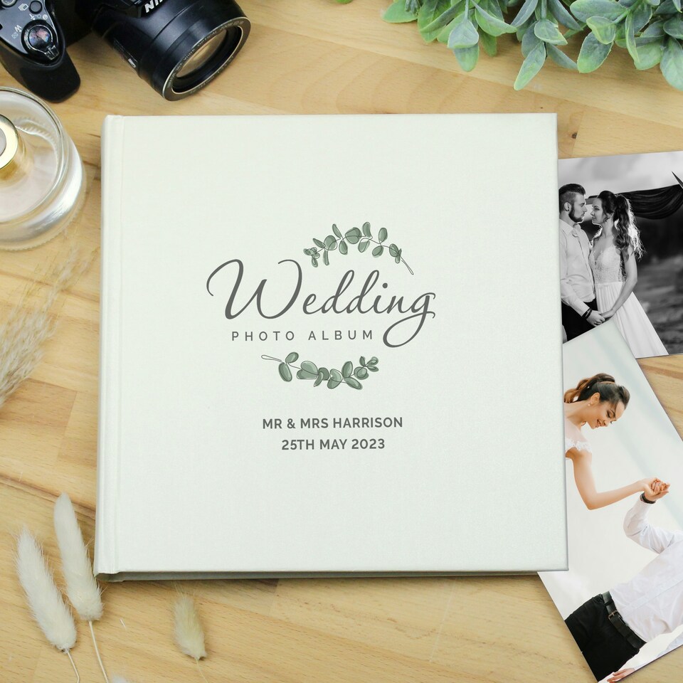 image 1 of Personalised Wedding Square Photo Album