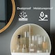 image 3 of Neo Off White 2 Drawer Round Cosmetic Organiser
