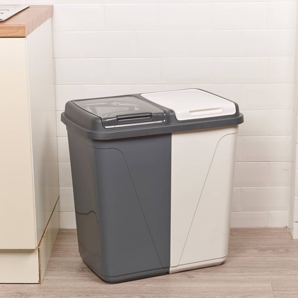 image 1 of 90L Colormatic Double Recycling Bin