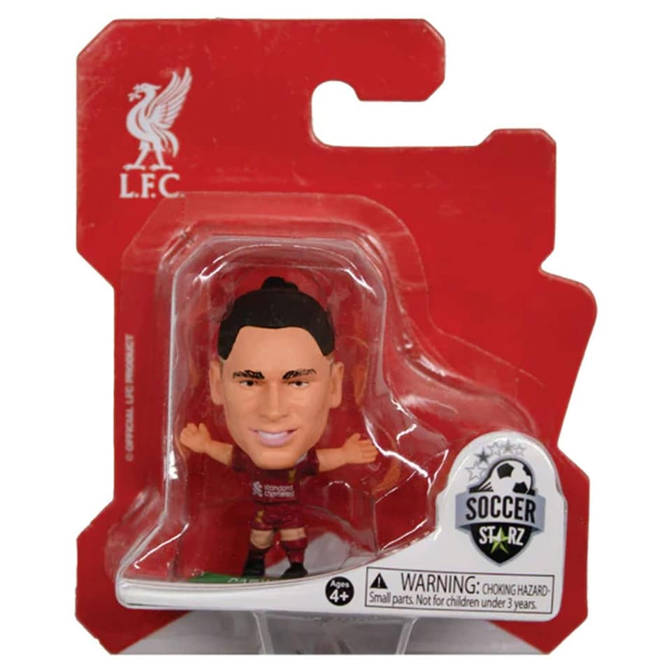 image 1 of Liverpool FC Darwin Nunez 2025 SoccerStarz Football Figurine - Red/Green - One Size