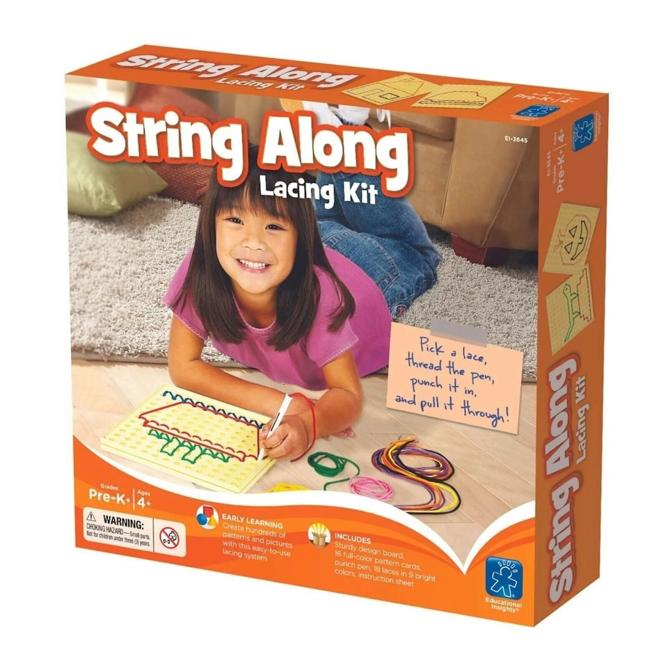 image 1 of Learning Resources String-Along Lacing Set
