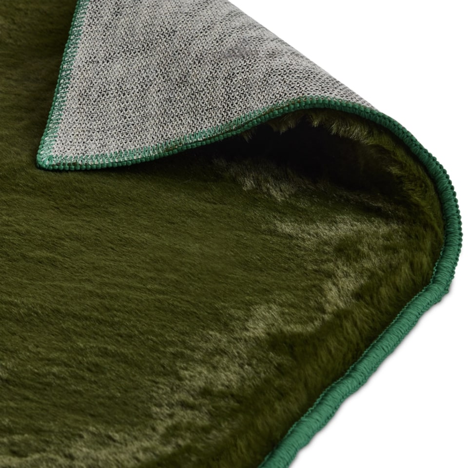 image 1 of Softie Short Pile Faux Fur Living Room & Bedroom Rug