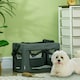 image 6 of PawHut 48.5cm Soft Side Pet Carrier w/ Cushion, for Miniature Dogs - Grey