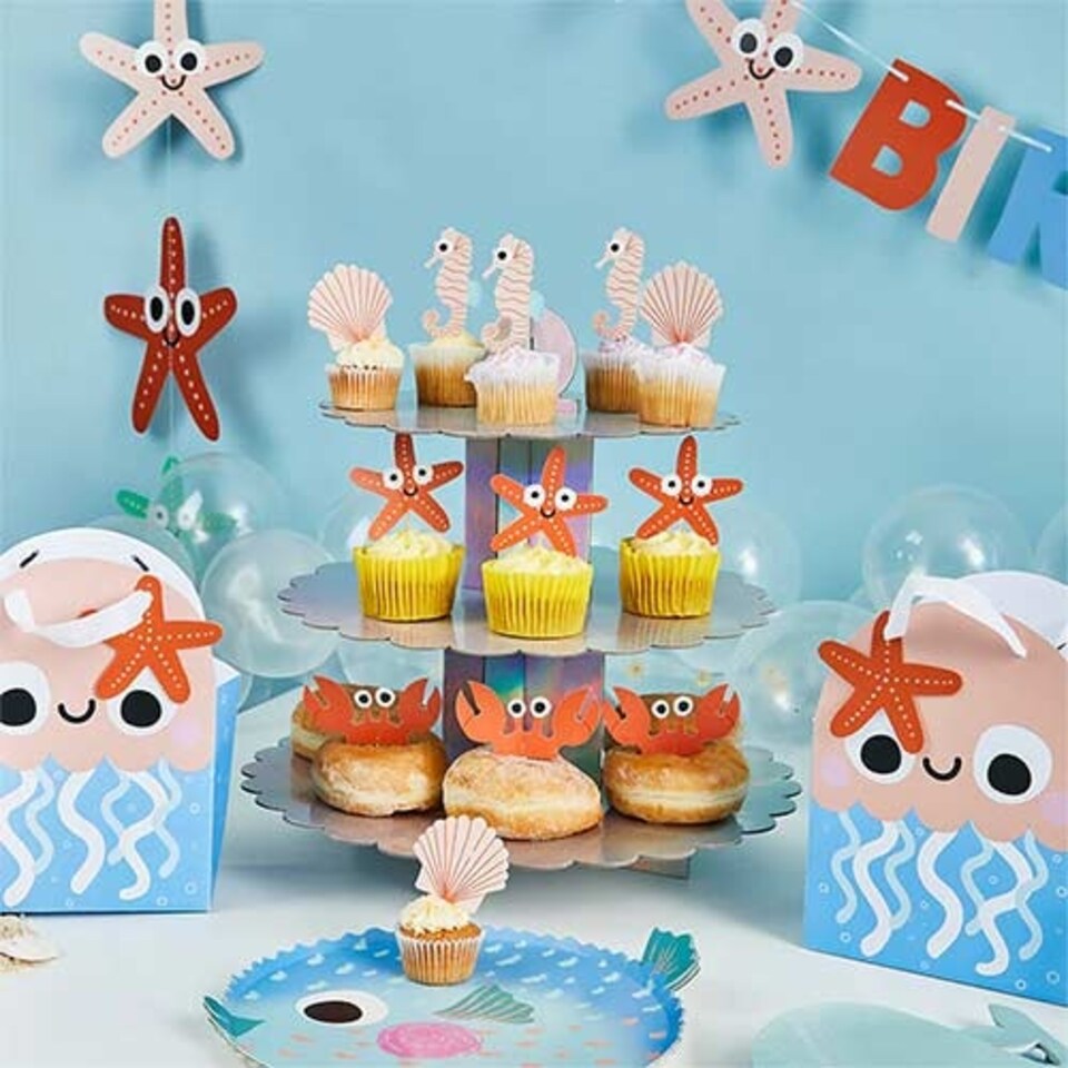 image 1 of Sea Friends Food Picks - Pack of 12