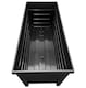 image 3 of Set Of 2 Black Grosvenor Troughs 55cm Long Flower Planters Ideal For Gardens & Patio Areas | Black