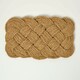 image 1 of Homescapes Knotted Coir Doormat - 75 x 45 cm