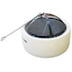 image 1 of Gr8 Garden Cream 18 Inch Round MgO Fire Pit Barbecue Grill BBQ Bowl Camping Heater Burner