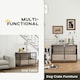 image 5 of PawHut 100cm Dog Crate Furniture Dog Cage End Table Indoor w/ Doors, Cushion