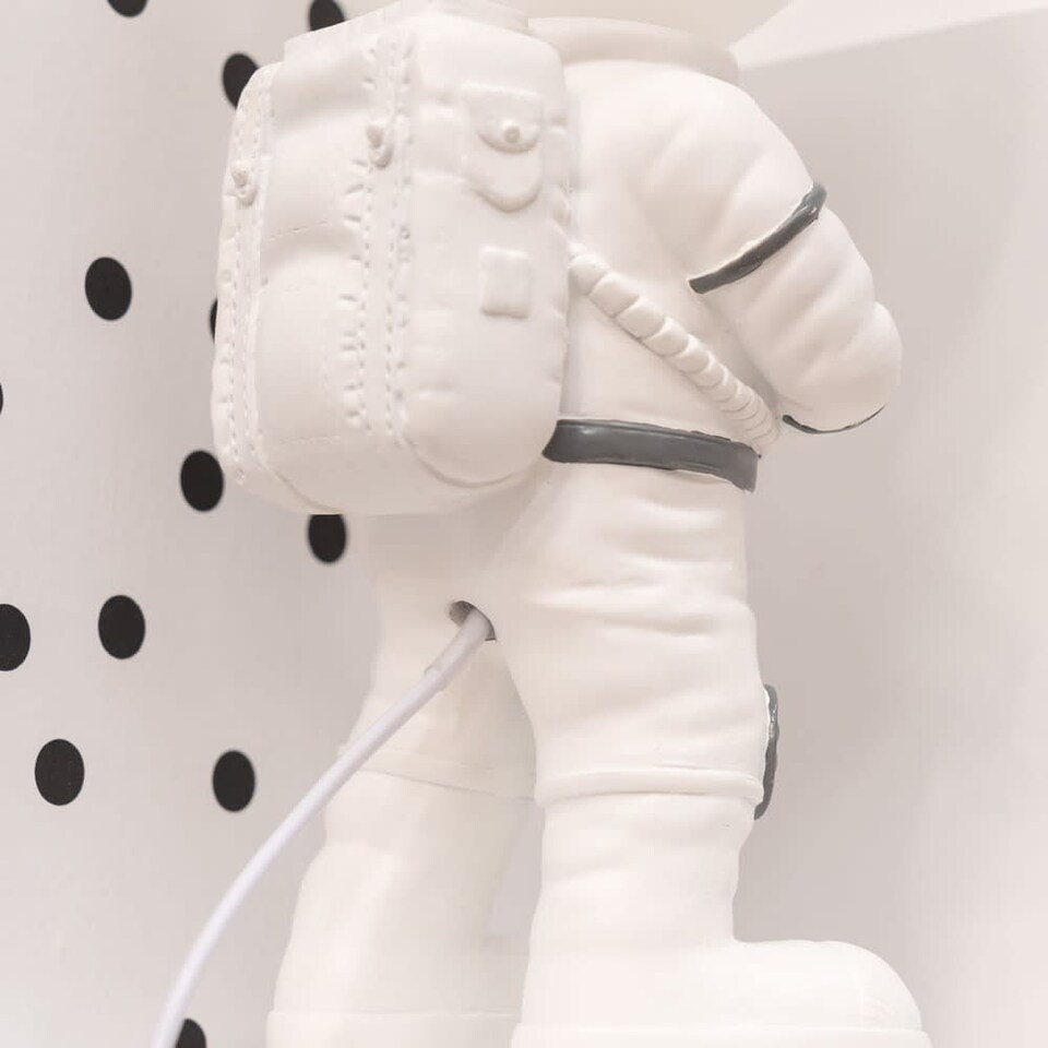 image 1 of ValueLights Tom Childrens Painted White Table Lamp