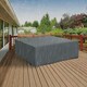image 10 of Outsunny 205x192cm Outdoor Garden Furniture Protective Cover Water UV Resistant | Grey | Grey | 225cm x 210cm x 70cm