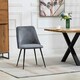 image 2 of Morandi Velvet Dining Chairs - Set of 2 - Grey