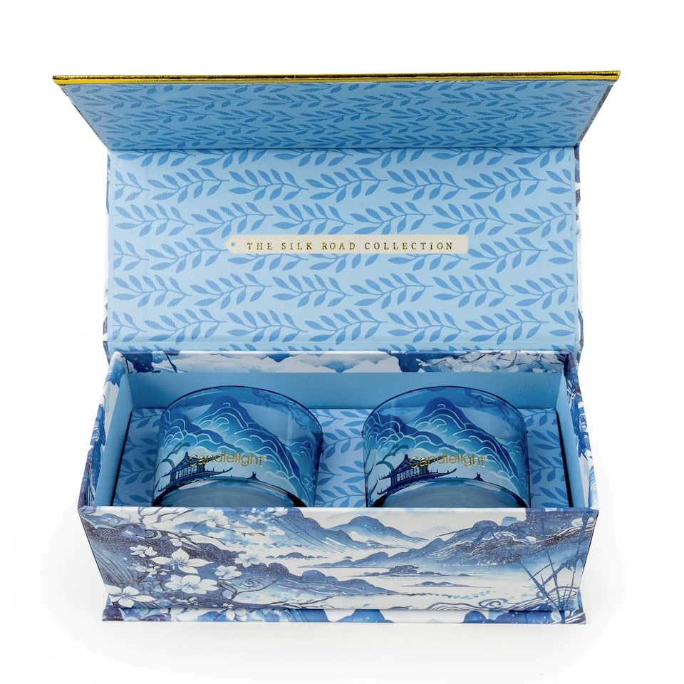 image 1 of The Silk Road Collection Tianshui Sea Salt Candle Duo Gift Set