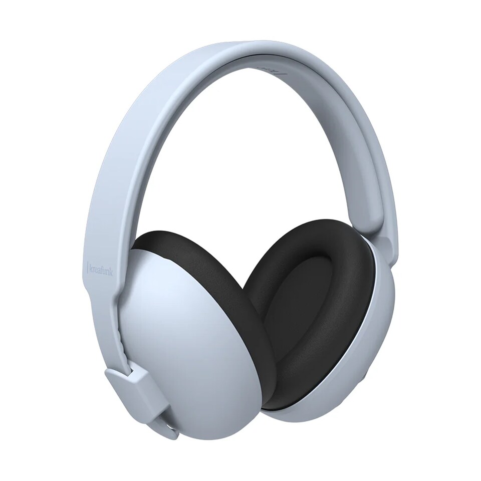 image 1 of Kreafunk Hush Kids Protective Earmuffs - Cloudy Blue
