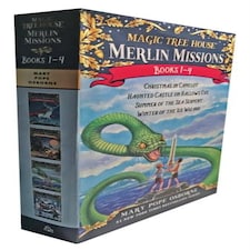 Magic Tree House Merlin Missions Books 1-4 Boxed Set Paperback