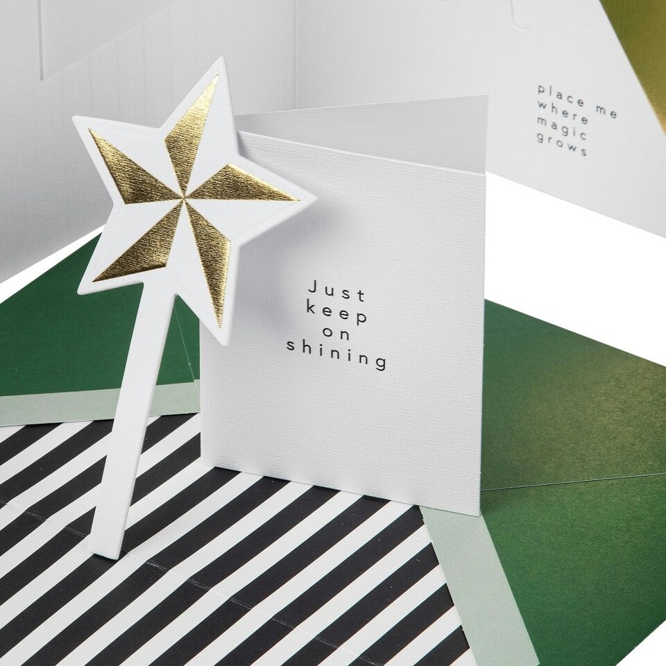 image 1 of Memento Luxe Premium Congratulations Card with Mini Card, Keepsake