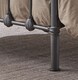 image 5 of 3ft Single Industrial,Traditional Black Silver Textured Tubular Metal Bed Frame,Strong,Rustic Style Bedstead | Silver | Black Silver | Single