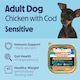image 2 of Tails.com Inner Vitality Wet Dog Food Alu Tray Sensitive Adult Chicken & Cod 11 x 150g