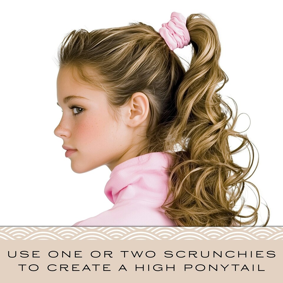 image 1 of Sensio LED Mirror & Hair Accessory Gift Set | Pink | Cream