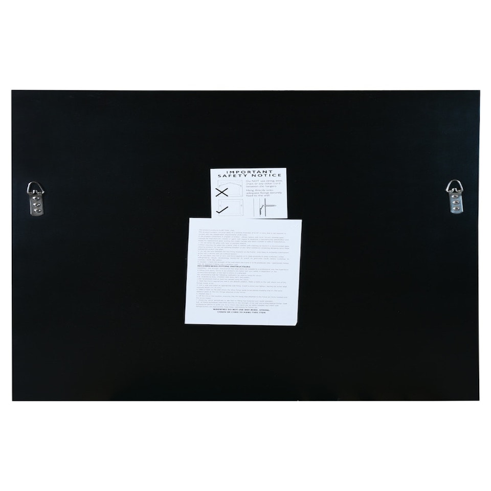image 1 of The Moderni - All Glass Modern Bevelled Square Wall Mirror 35" X 35" (90x90CM) N/A