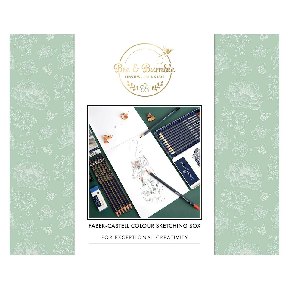 image 1 of Bee & Bumble Bee & Bumble Faber-Castell Colouring, Multicoloured, Single Craft Kit