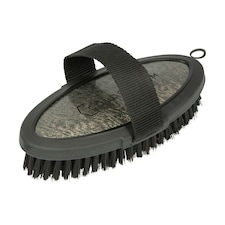 Coldstream Shine Horse Body Brush - Black/Silver - One Size