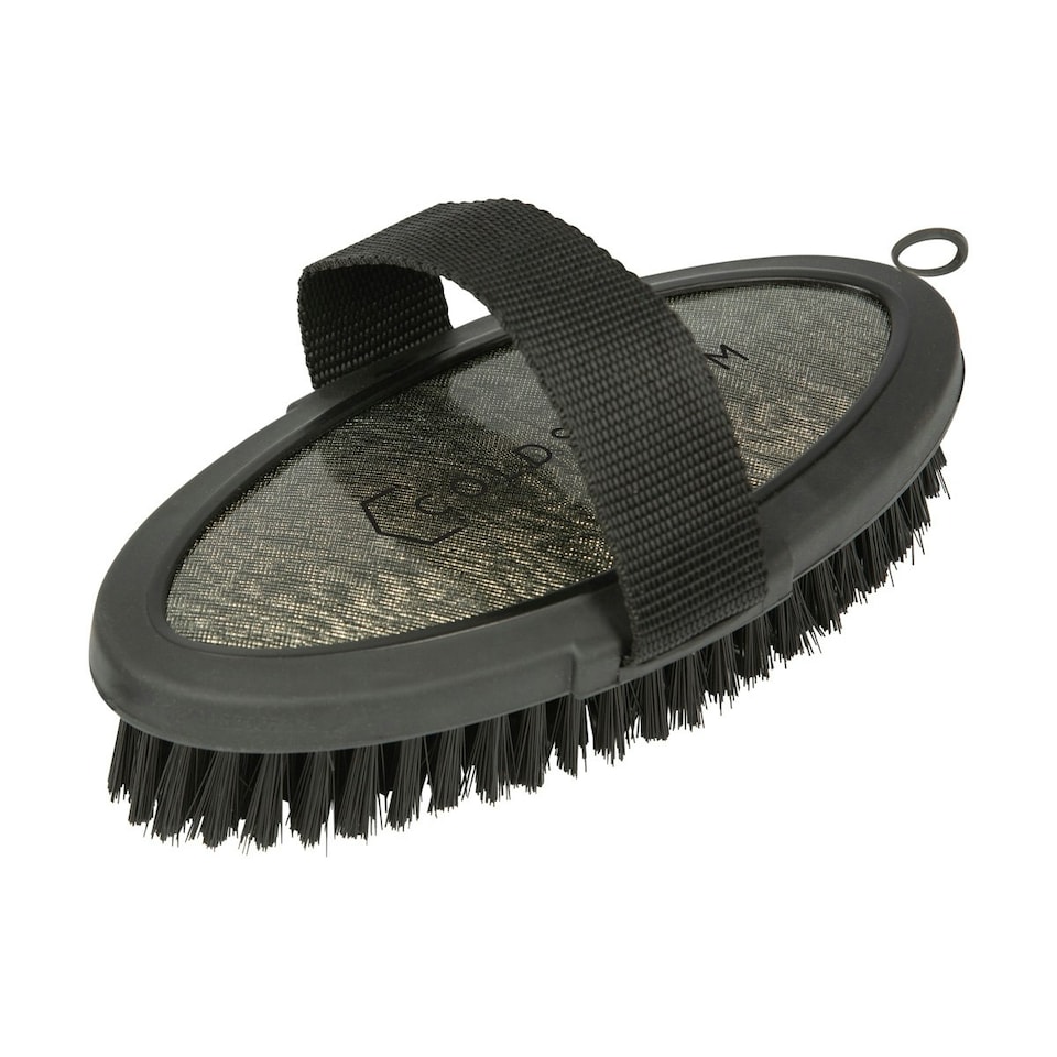 Coldstream Shine Horse Body Brush - Black/Silver - One Size