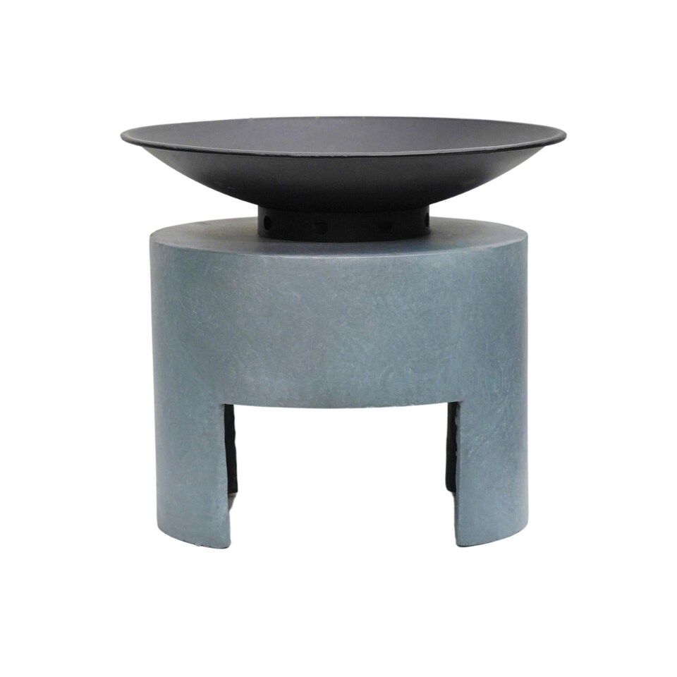 image 1 of Firebowl & Oval Console Cement