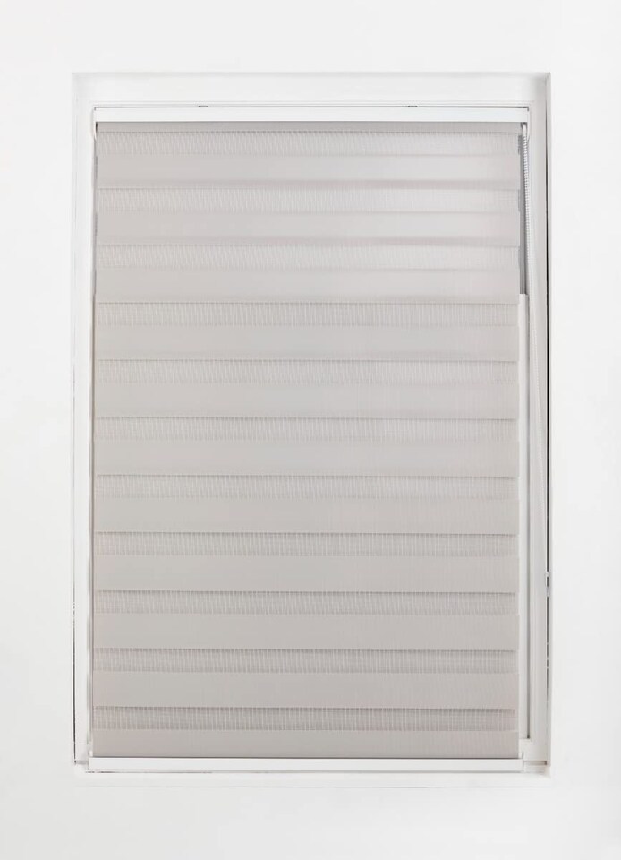 image 1 of Day and Night Zebra Roller Blind 235cm Wide x 165cm Long | Grey | Grey